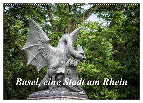 Basel, eine Stadt am Rhein (Wandkalender 2026 DIN A2 quer), CALVENDO Monatskalender: Ein kleiner Besuch an den Ufern des Rheins in Basel (CALVENDO Orte) von Calvendo
