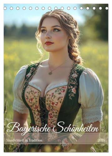 Bayerische Schönheiten (Tischkalender 2025 DIN A5 hoch), CALVENDO Monatskalender von CALVENDO