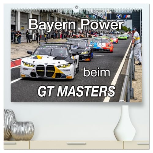 Bayern Power beim GT Masters (hochwertiger Premium Wandkalender 2026 DIN A2 quer), Kunstdruck in Hochglanz von CALVENDO