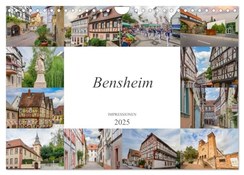 Bensheim Impressionen (Wandkalender 2025 DIN A4 quer), CALVENDO Monatskalender von CALVENDO