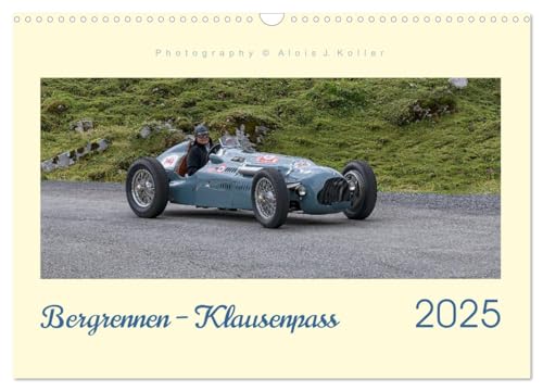 Bergrennen – Klausenpass (Wandkalender 2025 DIN A3 quer), CALVENDO Monatskalender von CALVENDO