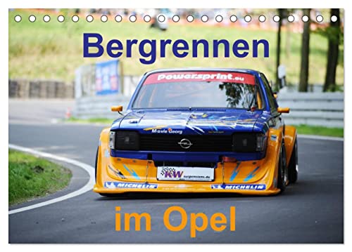 Bergrennen im Opel (Tischkalender 2025 DIN A5 quer), CALVENDO Monatskalender von CALVENDO