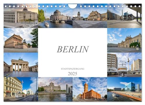 Berlin Stadtspaziergang (Wandkalender 2025 DIN A4 quer), CALVENDO Monatskalender von CALVENDO