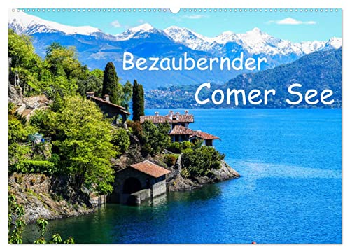Bezaubernder Comer See (Wandkalender 2026 DIN A2 quer), CALVENDO Monatskalender von CALVENDO