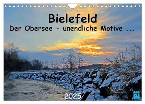 Bielefeld - Der Obersee - unendliche Motive... (Wandkalender 2025 DIN A4 quer), CALVENDO Monatskalender von CALVENDO