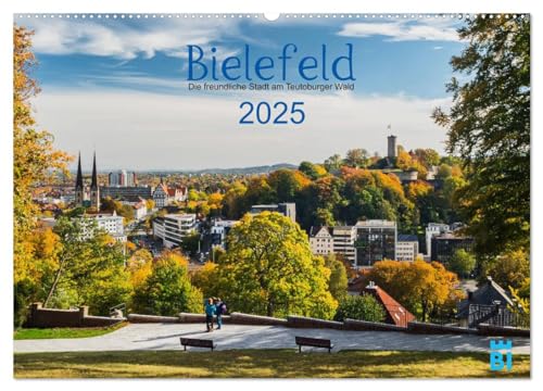 Bielefeld - Die freundliche Stadt am Teutoburger Wald (Wandkalender 2025 DIN A2 quer), CALVENDO Monatskalender von CALVENDO
