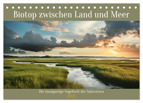 Biotop zwischen Land und Meer (Tischkalender 2026 DIN A5 quer), CALVENDO Monatskalender von CALVENDO
