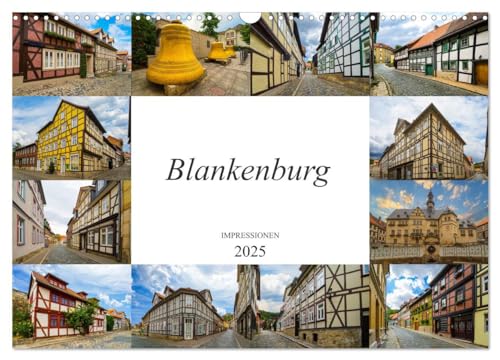 Blankenburg Impressionen (Wandkalender 2025 DIN A3 quer), CALVENDO Monatskalender von CALVENDO