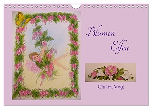 Blumen Elfen (Wandkalender 2025 DIN A4 quer), CALVENDO Monatskalender von CALVENDO
