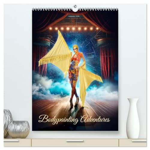 Bodypainting Adventures (hochwertiger Premium Wandkalender 2025 DIN A2 hoch), Kunstdruck in Hochglanz von CALVENDO