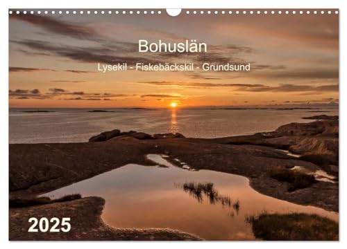 Bohuslän. Lysekil - Fiskebäckskil - Grundsund (Wandkalender 2025 DIN A3 quer), CALVENDO Monatskalender von CALVENDO