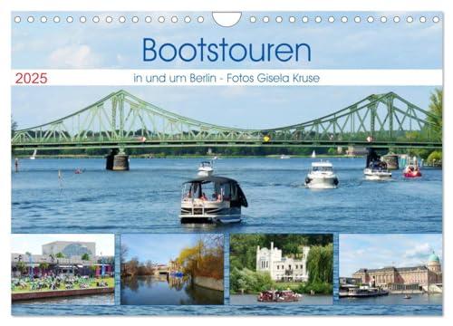Bootstouren in und um Berlin (Wandkalender 2025 DIN A4 quer), CALVENDO Monatskalender von CALVENDO