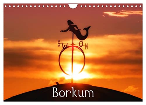 Borkum (Wandkalender 2025 DIN A4 quer), CALVENDO Monatskalender von CALVENDO
