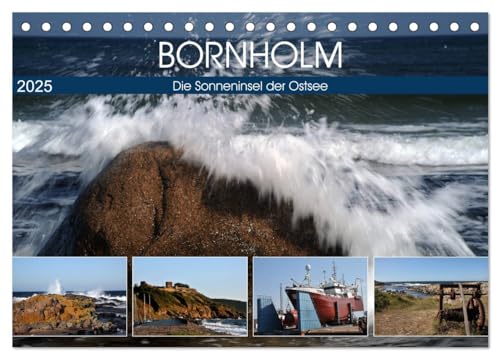 Bornholm - Sonneninsel der Ostsee (Tischkalender 2025 DIN A5 quer), CALVENDO Monatskalender von CALVENDO