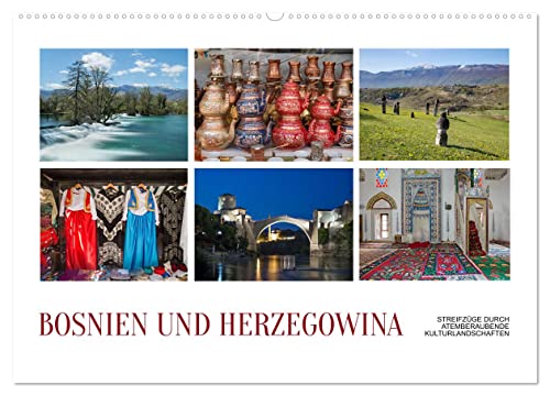 Bosnien und Herzegowina - Streifzüge durch atemberaubende Kulturlandschaften (Wandkalender 2025 DIN A2 quer), CALVENDO Monatskalender von CALVENDO