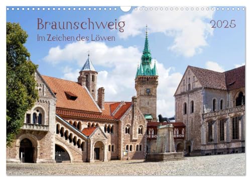 Braunschweig Im Zeichen des Löwen (Wandkalender 2025 DIN A3 quer), CALVENDO Monatskalender von CALVENDO