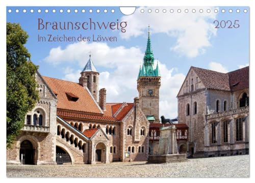 Braunschweig Im Zeichen des Löwen (Wandkalender 2025 DIN A4 quer), CALVENDO Monatskalender von CALVENDO