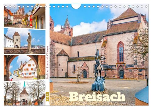 Breisach - Stadt am Rhein mit Charme (Wandkalender 2025 DIN A4 quer), CALVENDO Monatskalender von CALVENDO