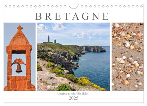 Bretagne - unterwegs mit Julia Hahn (Wandkalender 2025 DIN A4 quer), CALVENDO Monatskalender von CALVENDO