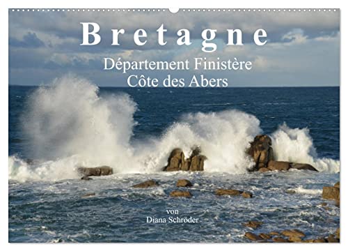 Bretagne. Département Finistère - Côte des Abers (Wandkalender 2025 DIN A2 quer), CALVENDO Monatskalender von CALVENDO