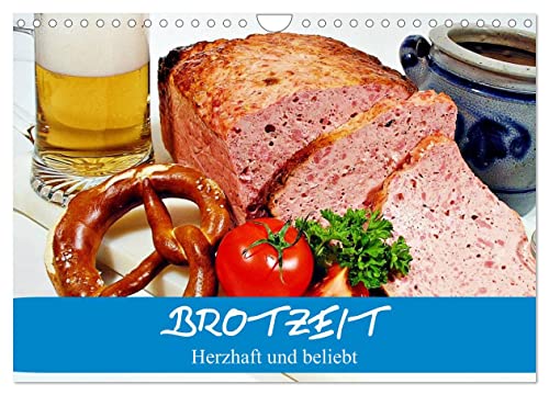 Brotzeit. Herzhaft und beliebt (Wandkalender 2025 DIN A4 quer), CALVENDO Monatskalender von CALVENDO