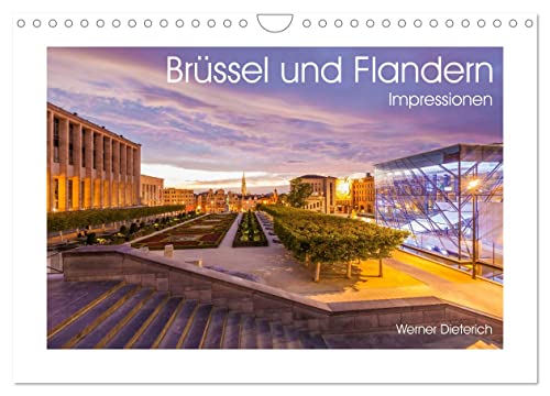 Brüssel und Flandern Impressionen (Wandkalender 2025 DIN A4 quer), CALVENDO Monatskalender von CALVENDO