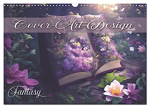 Buch-Cover-Art Fantasy (Wandkalender 2025 DIN A3 quer), CALVENDO Monatskalender von CALVENDO