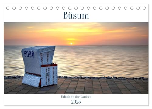 Büsum - Urlaub an der Nordsee (Tischkalender 2025 DIN A5 quer), CALVENDO Monatskalender von CALVENDO
