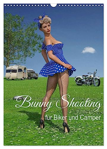Bunny Shooting (Wandkalender 2025 DIN A3 hoch), CALVENDO Monatskalender