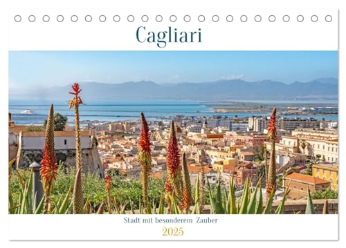 Cagliari - Stadt mit besonderem Zauber (Tischkalender 2025 DIN A5 quer), CALVENDO Monatskalender von CALVENDO