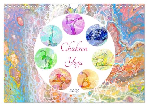 Chakren Yoga (Wandkalender 2025 DIN A4 quer), CALVENDO Monatskalender von CALVENDO