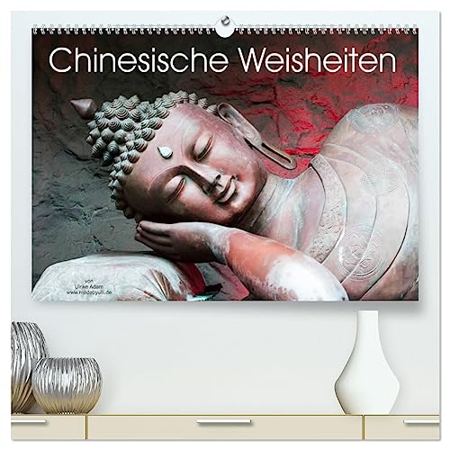 Chinesische Weisheiten (hochwertiger Premium Wandkalender 2025 DIN A2 quer), Kunstdruck in Hochglanz von CALVENDO