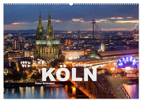 Cologne - Köln (Wandkalender 2025 DIN A2 quer), CALVENDO Monatskalender von CALVENDO
