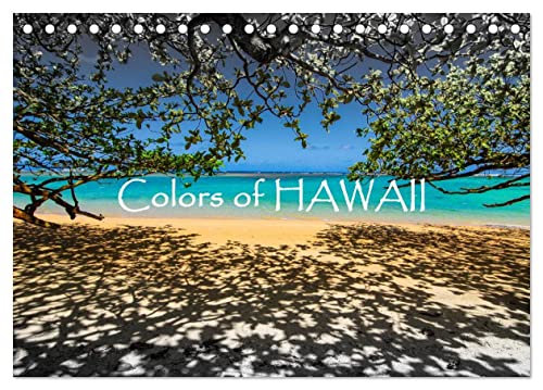 Colors of HAWAII (Tischkalender 2025 DIN A5 quer), CALVENDO Monatskalender von CALVENDO