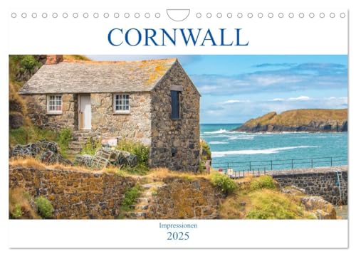 Cornwall Impressionen (Wandkalender 2025 DIN A4 quer), CALVENDO Monatskalender von CALVENDO