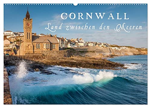 Cornwall - Land zwischen den Meeren (Wandkalender 2025 DIN A2 quer), CALVENDO Monatskalender von CALVENDO