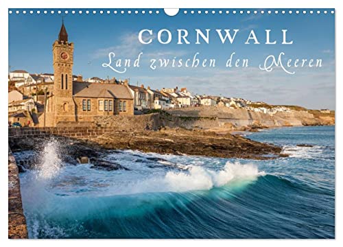 Cornwall - Land zwischen den Meeren (Wandkalender 2025 DIN A3 quer), CALVENDO Monatskalender von CALVENDO
