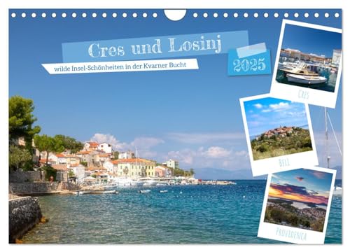 Cres und Losinj, wilde Insel-Schönheiten in der Kvarner Bucht (Wandkalender 2025 DIN A4 quer), CALVENDO Monatskalender von CALVENDO
