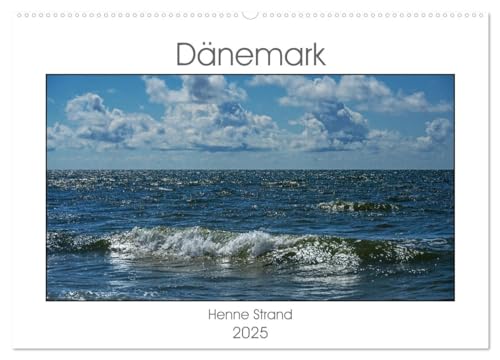 Dänemark - Henne Strand (Wandkalender 2025 DIN A2 quer), CALVENDO Monatskalender von CALVENDO
