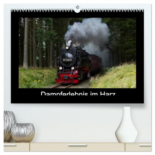 Dampferlebnis im Harz (hochwertiger Premium Wandkalender 2026 DIN A2 quer), Kunstdruck in Hochglanz: Erleben Sie die Dampflokomotiven im Harz (CALVENDO Hobbys) von Calvendo