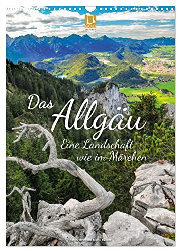 Das Allgäu – eine Landschaft wie im Märchen (Wandkalender 2025 DIN A3 hoch), CALVENDO Monatskalender von CALVENDO