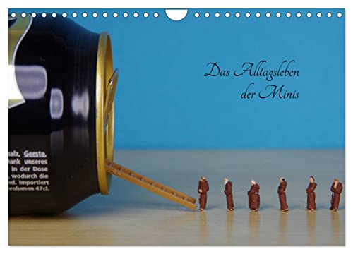 Das Alltagsleben der Minis (Wandkalender 2025 DIN A4 quer), CALVENDO Monatskalender: Miniaturfiguren im Maßstab 1:87 zeigen ihren Alltag (CALVENDO Spass) von Calvendo
