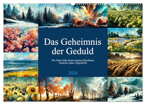 Das Geheimnis der Geduld (Wandkalender 2026 DIN A2 quer), CALVENDO Monatskalender von CALVENDO