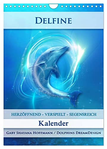 Delfine - Kalender (Wandkalender 2025 DIN A4 hoch), CALVENDO Monatskalender von CALVENDO