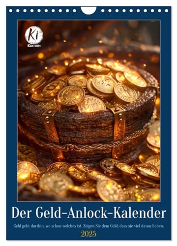 Der Geld-Anlock-Kalender (Wandkalender 2025 DIN A4 hoch), CALVENDO Monatskalender von CALVENDO
