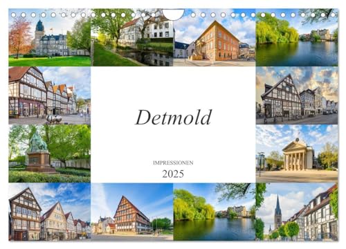 Detmold Impressionen (Wandkalender 2025 DIN A4 quer), CALVENDO Monatskalender von CALVENDO