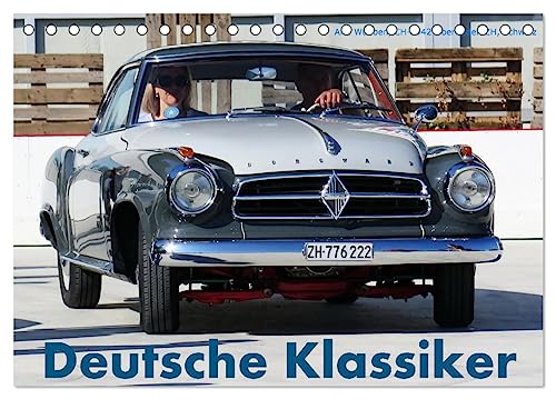Deutsche Klassiker (Tischkalender 2025 DIN A5 quer), CALVENDO Monatskalender von CALVENDO