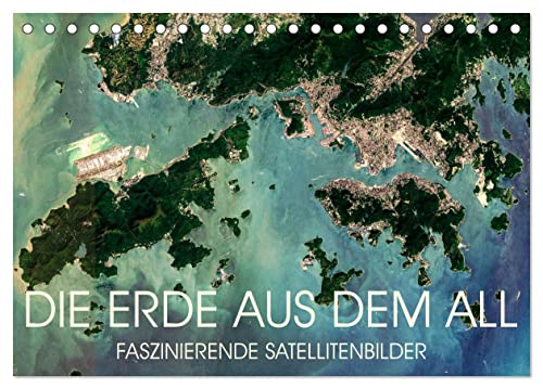 Die Erde aus dem All (Tischkalender 2025 DIN A5 quer), CALVENDO Monatskalender von CALVENDO