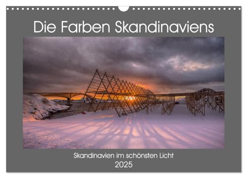 Die Farben Skandinaviens (Wandkalender 2025 DIN A3 quer), CALVENDO Monatskalender von CALVENDO