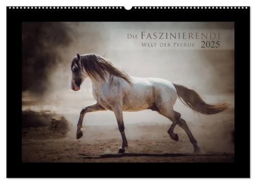 Die Faszinierende Welt der Pferde (Wandkalender 2025 DIN A2 quer), CALVENDO Monatskalender von CALVENDO